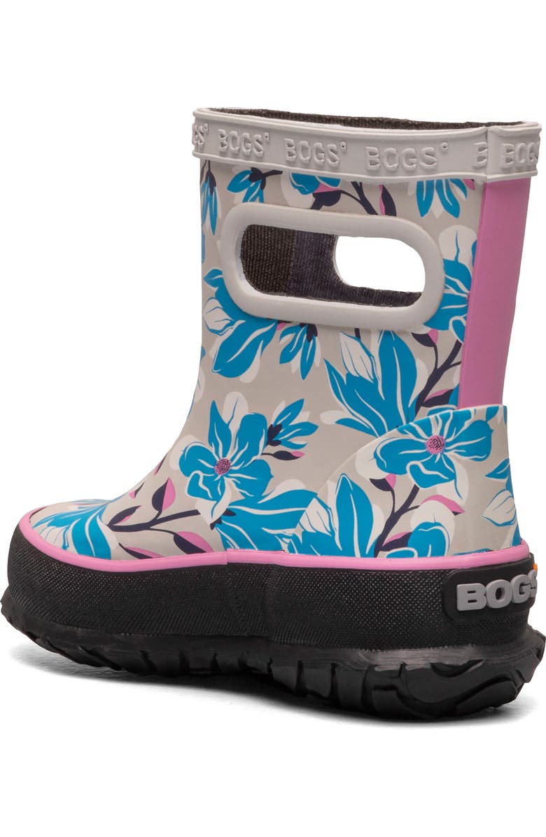 Bogs Skipper Magnolia Waterproof Rain Boot, Alternate, color, Oyster