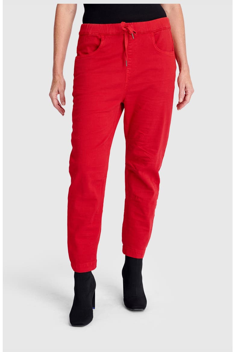 Weekend Boyfriend Jogger Jeans, Main, color, Wine