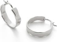 Monica Vinader Siren Muse Wave Small Hoop Earrings