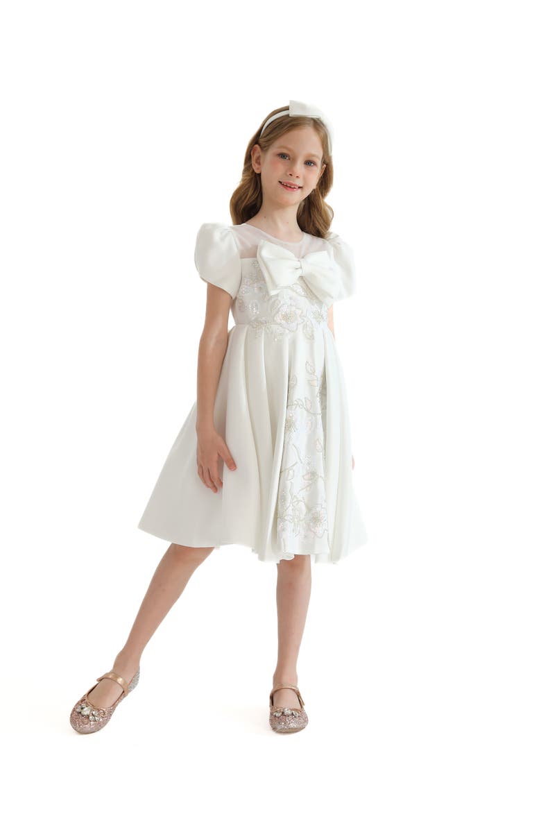 Tulleen Leona Dress, Alternate, color, Ivory