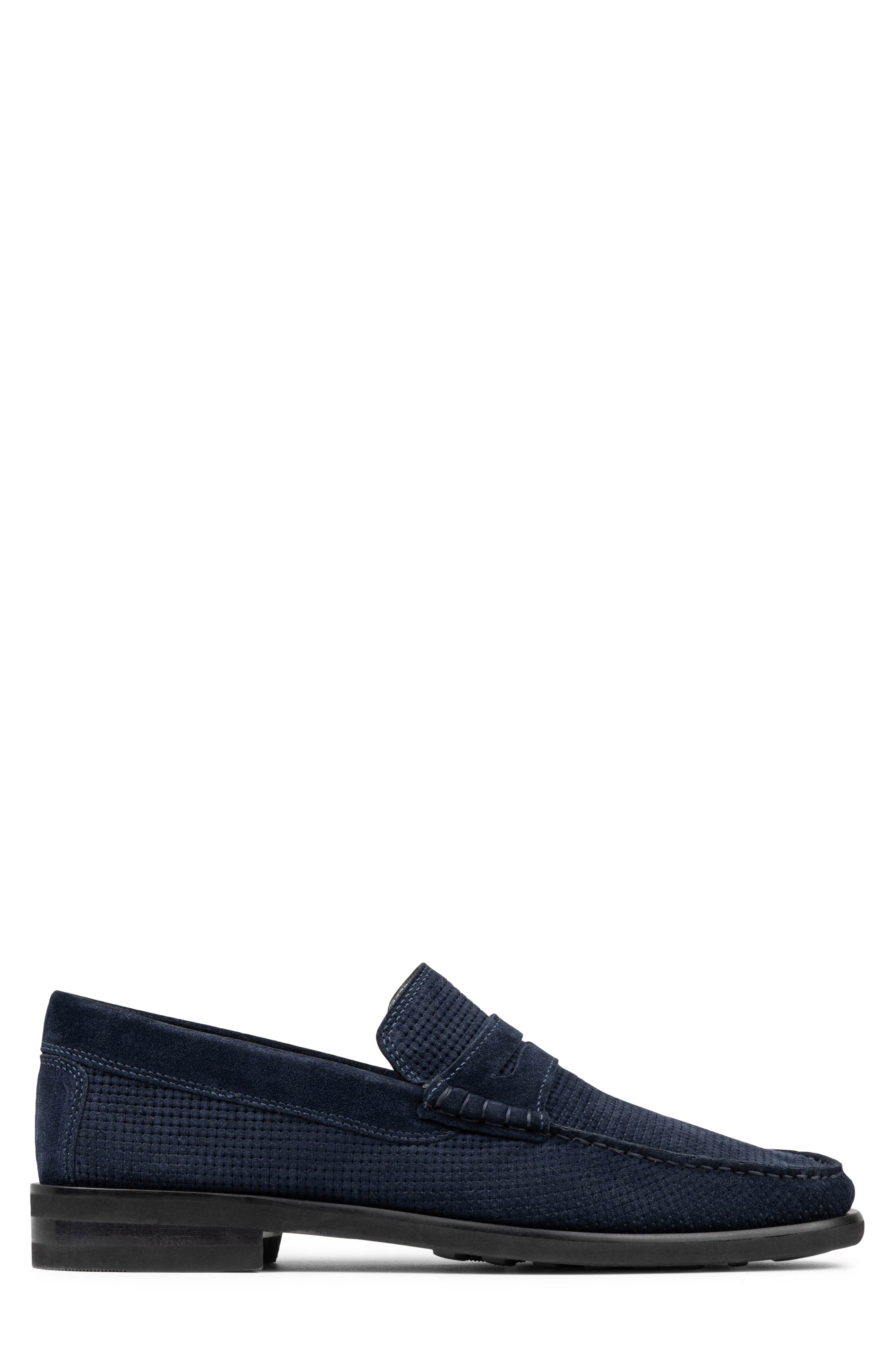 Donald Pliner Darian Penny Loafer, Alternate, color, Indigo
