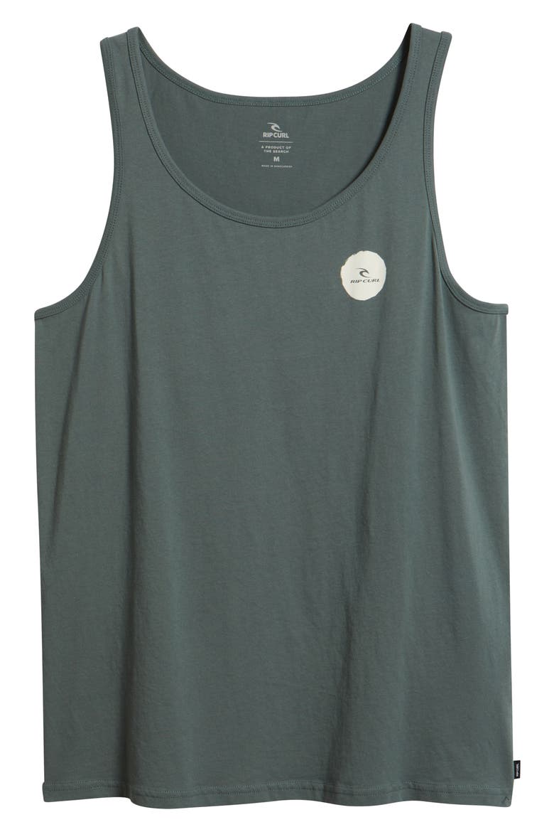 Made For Cotton Graphic Tank, Alternate, color, MOSS