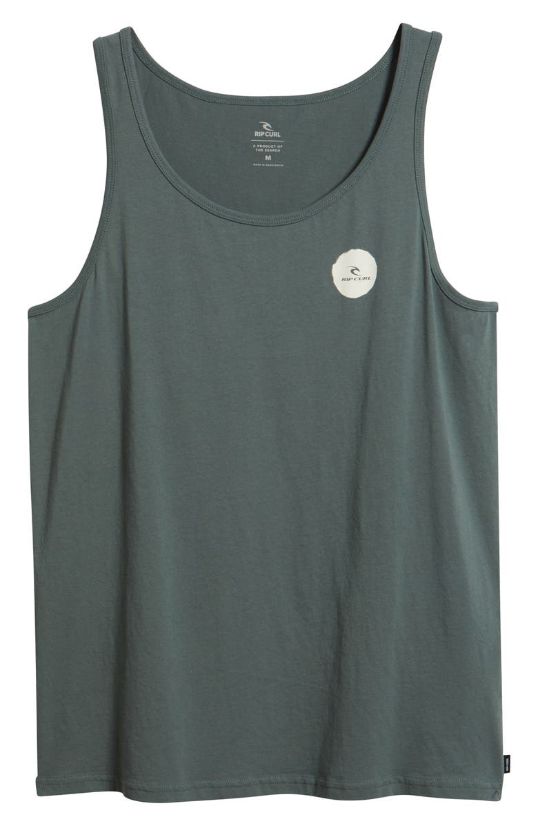 Rip Curl Made For Cotton Graphic Tank, Main, color, Moss