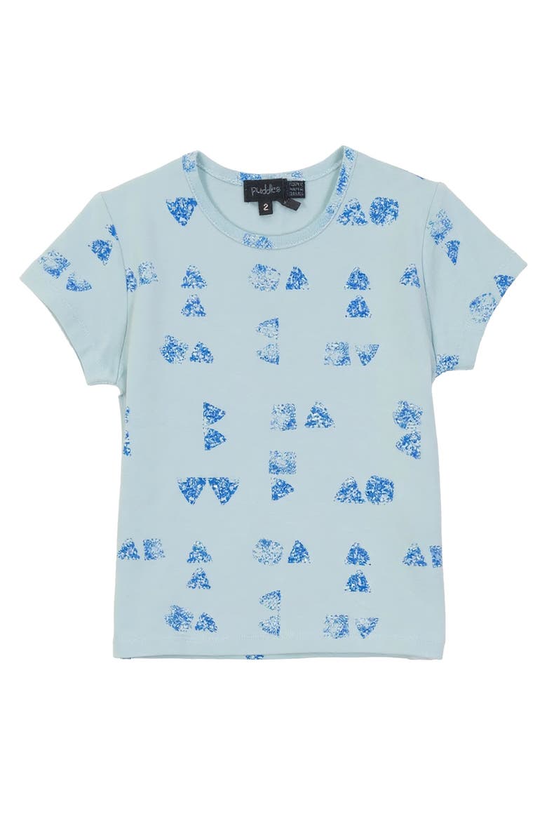 Faded Art Loose Fit Crew Neck T-Shirt, Main, color, Sage
