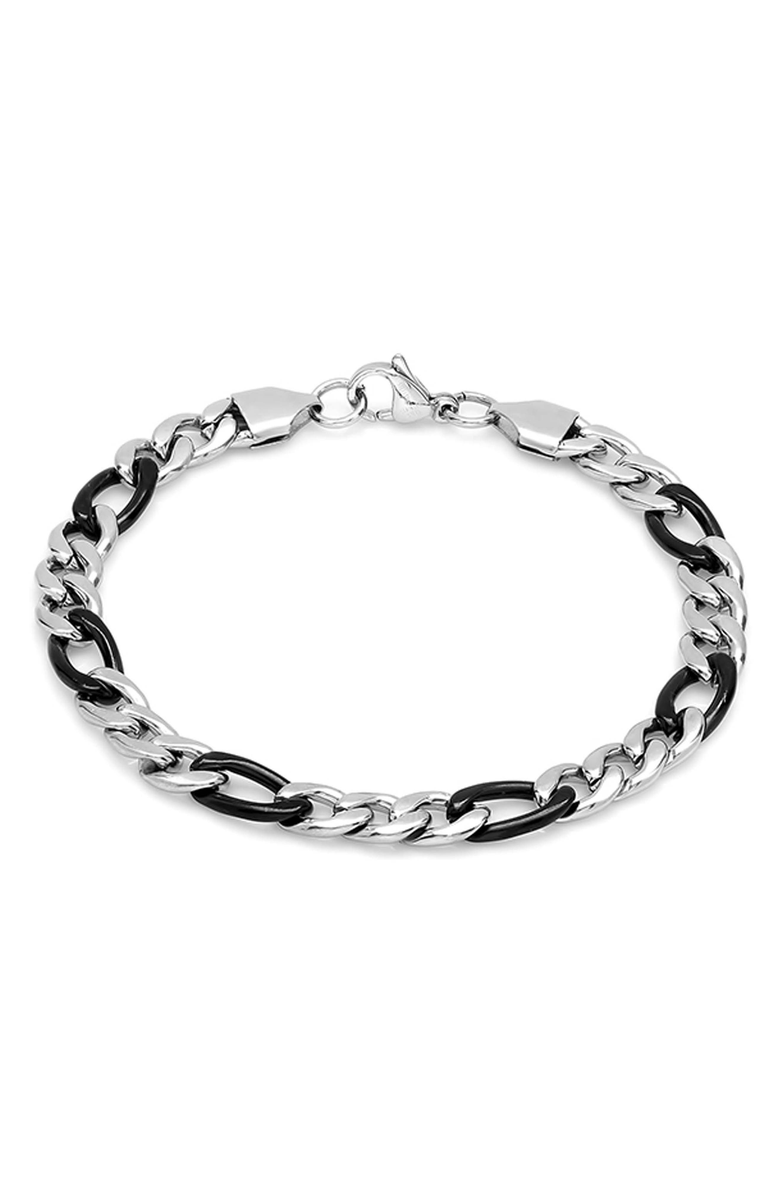 Men's Stainless Steel Curb Chain Bracelet