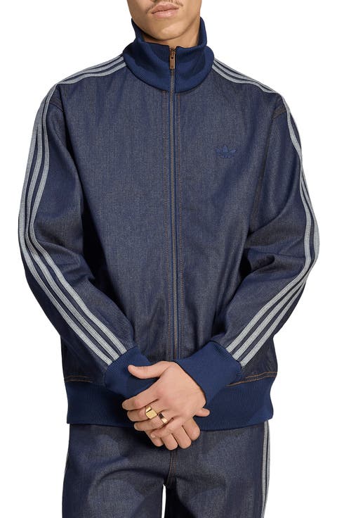 Denim Track Jacket