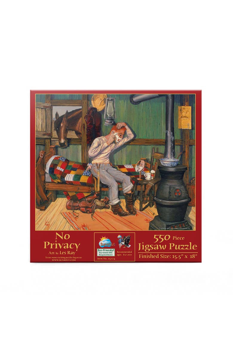 Sunsout No Privacy 550 piece Jigsaw Puzzle for Adults, Alternate, color, Multicolor