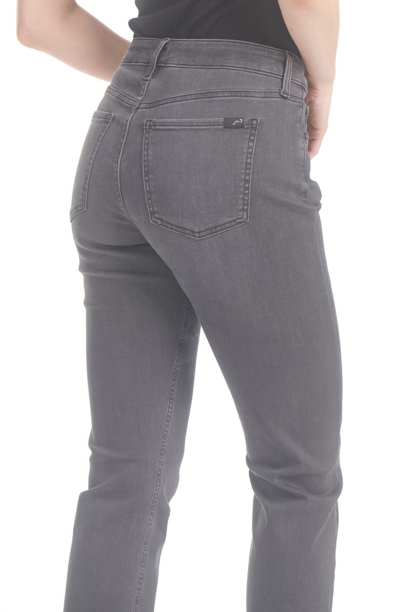 JEN7 by 7 For All Mankind Destroyed Step Hem Ankle Straight Leg Jeans, Alternate, color,