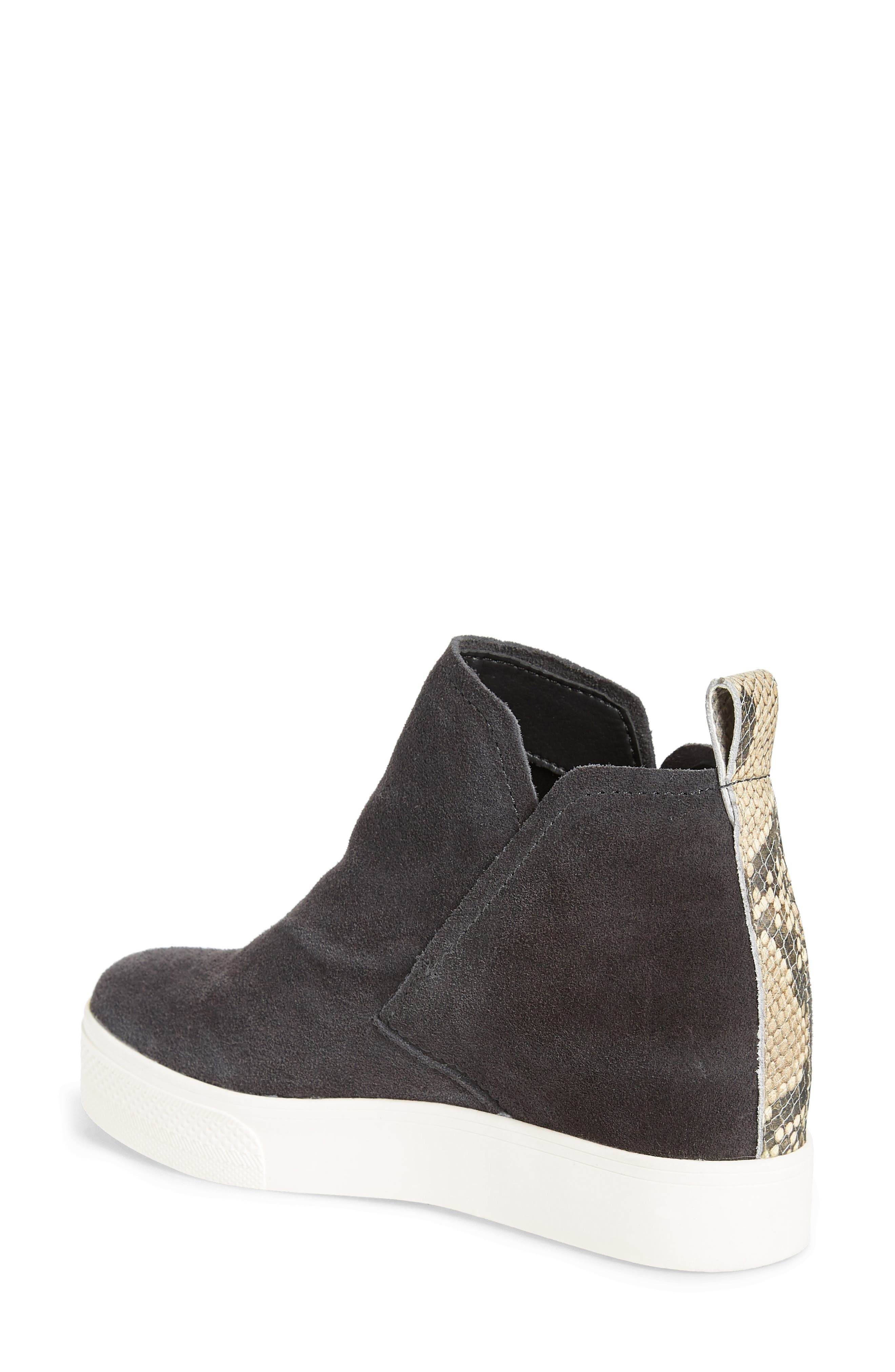 Walker Wedge Sneaker Boot, Alternate, color, ANTHRACITE
