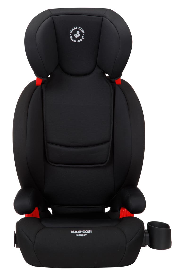 RodiSport Booster Car Seat, Alternate, color, MIDNIGHT BLACK