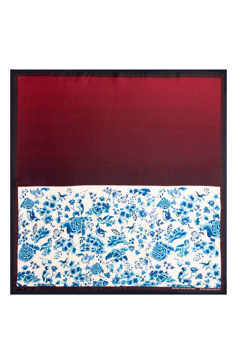 Dries Van Noten Foulard Soie Malaquais, Main, color, 