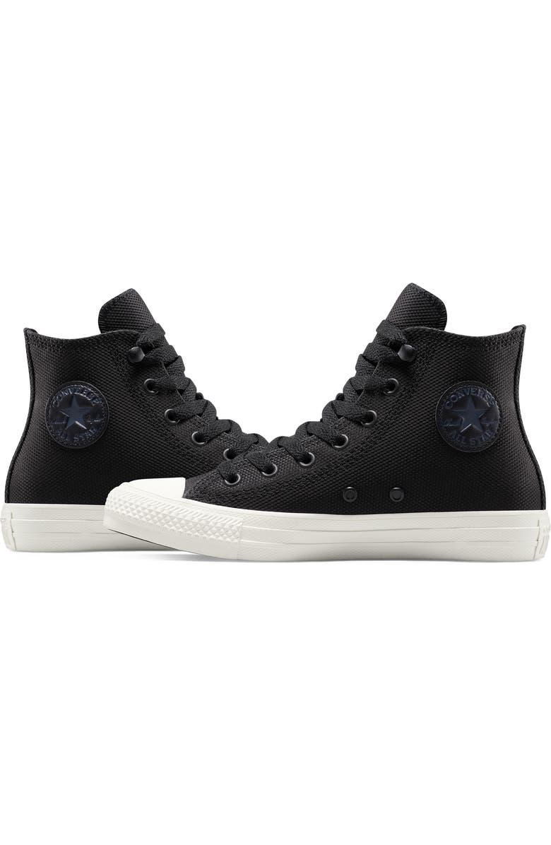 Converse Kids' Chuck Taylor All Star Waterproof TecTuff High Top Sneaker, Alternate, color, Black/ Cold Stare/ Egret