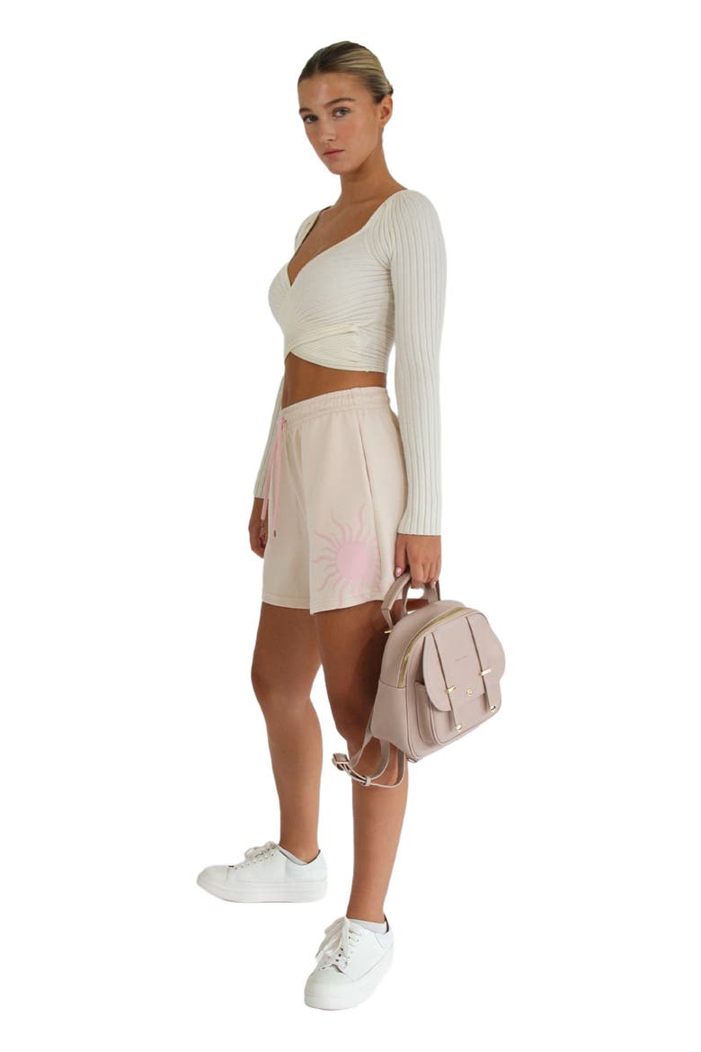 Turn To You Track Short, Alternate, color, Blush