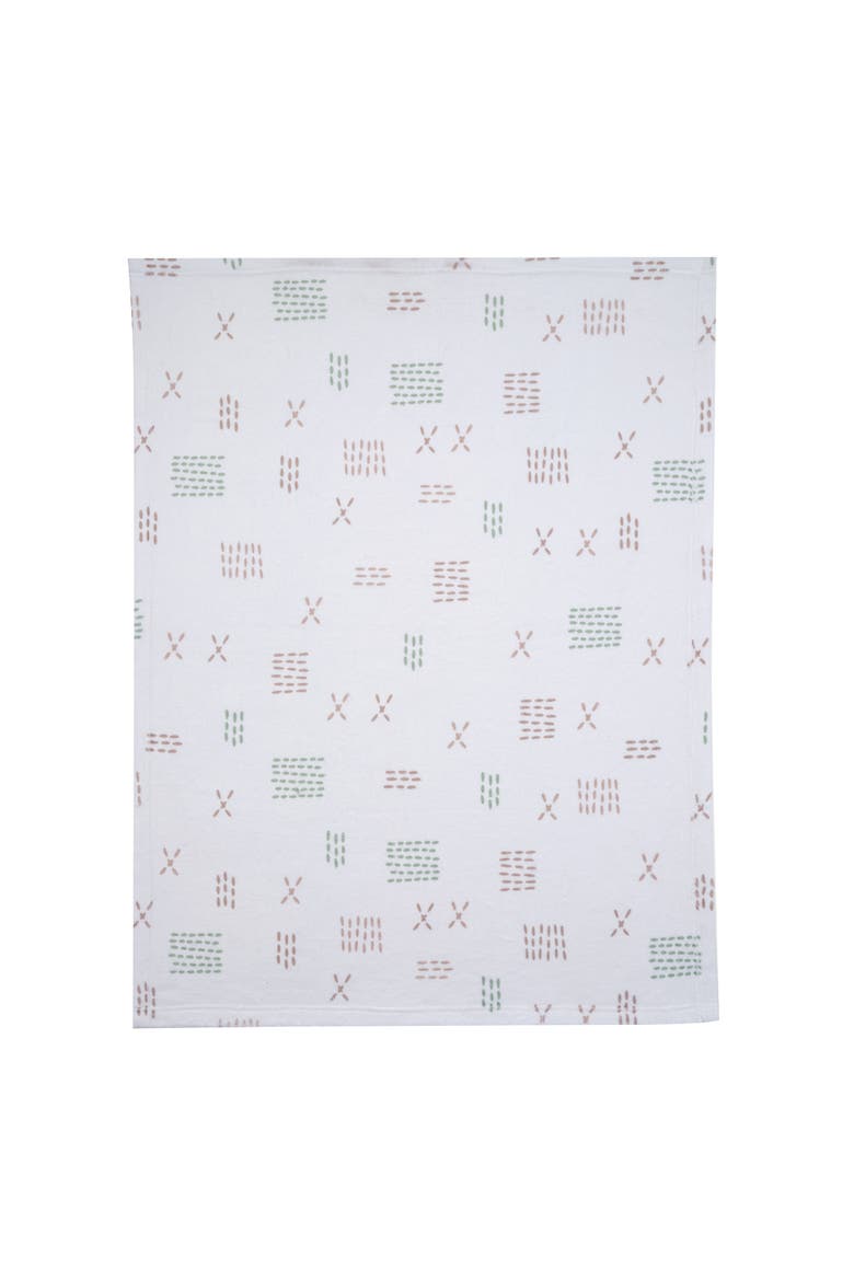 Farmyard Friends Soft White Fleece Baby Blanket, Alternate, color, Cream
