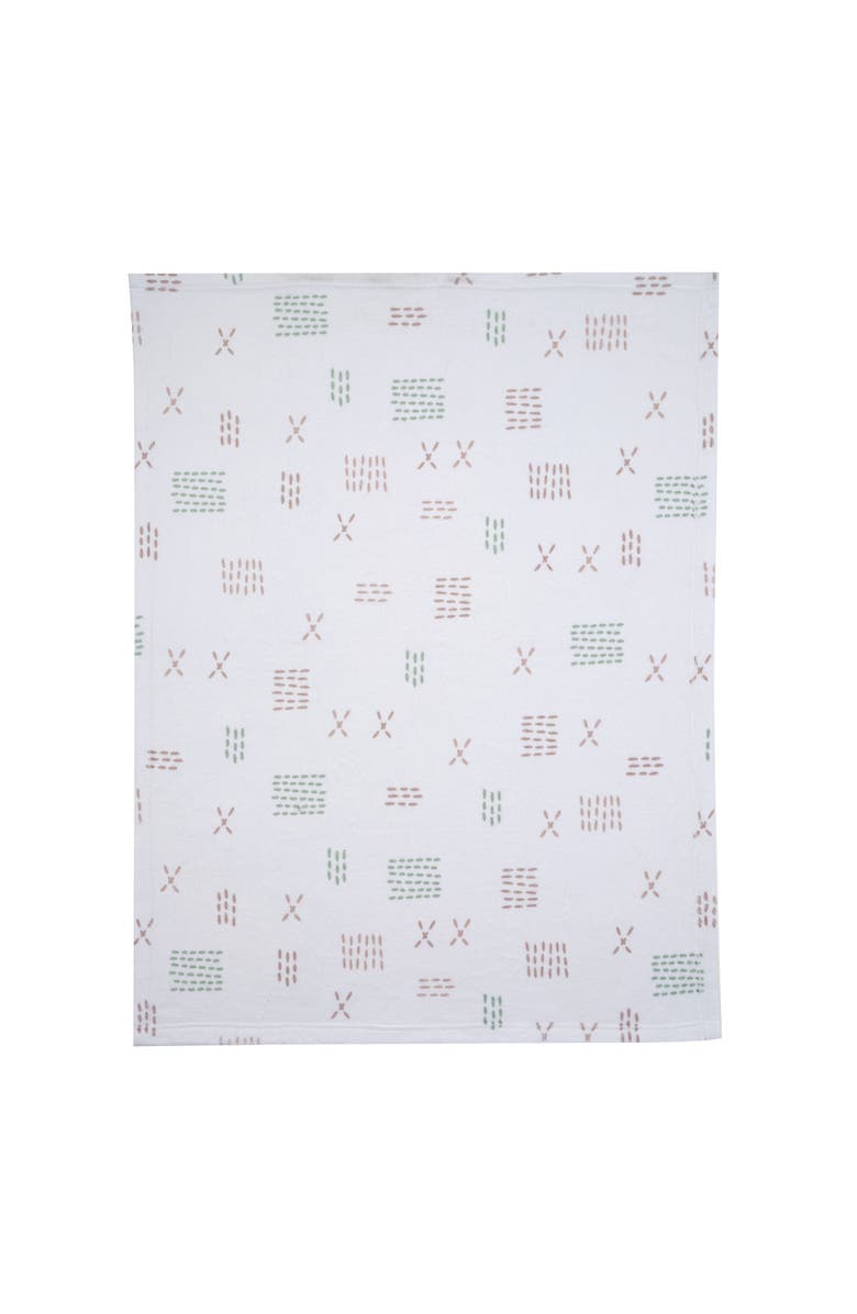 Bedtime Originals Farmyard Friends Soft White Fleece Baby Blanket, Alternate, color, Cream