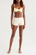 Solid & Striped The Celeste Cotton Knit Cover-Up Shorts