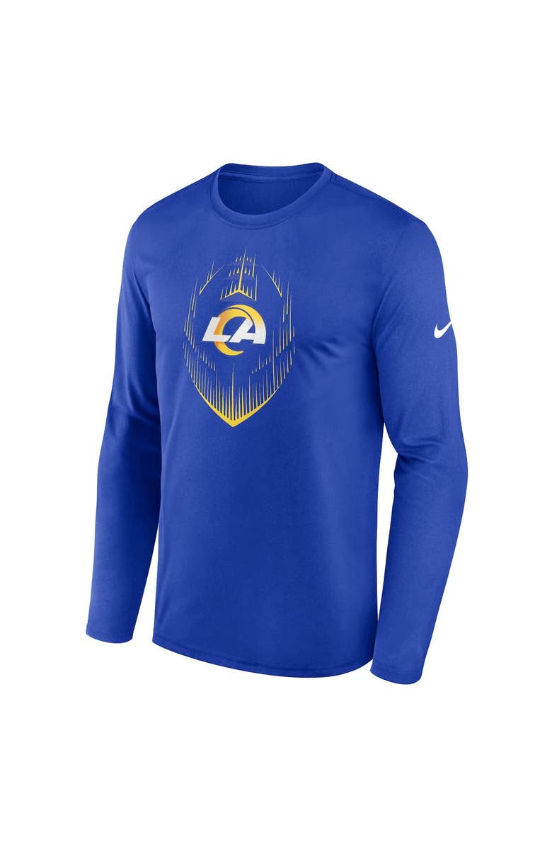 Nike Men's Nike Royal Los Angeles Rams Icon Legend Performance Long Sleeve T-Shirt, Alternate, color, Royal