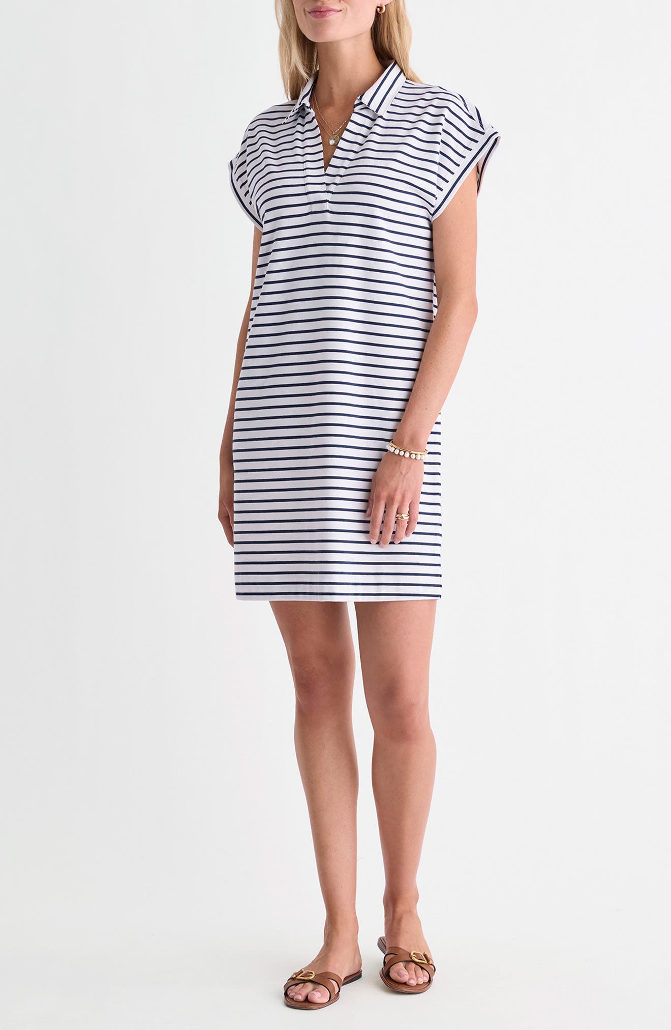 selected BAYSTRIPE WHITE/ NAVY