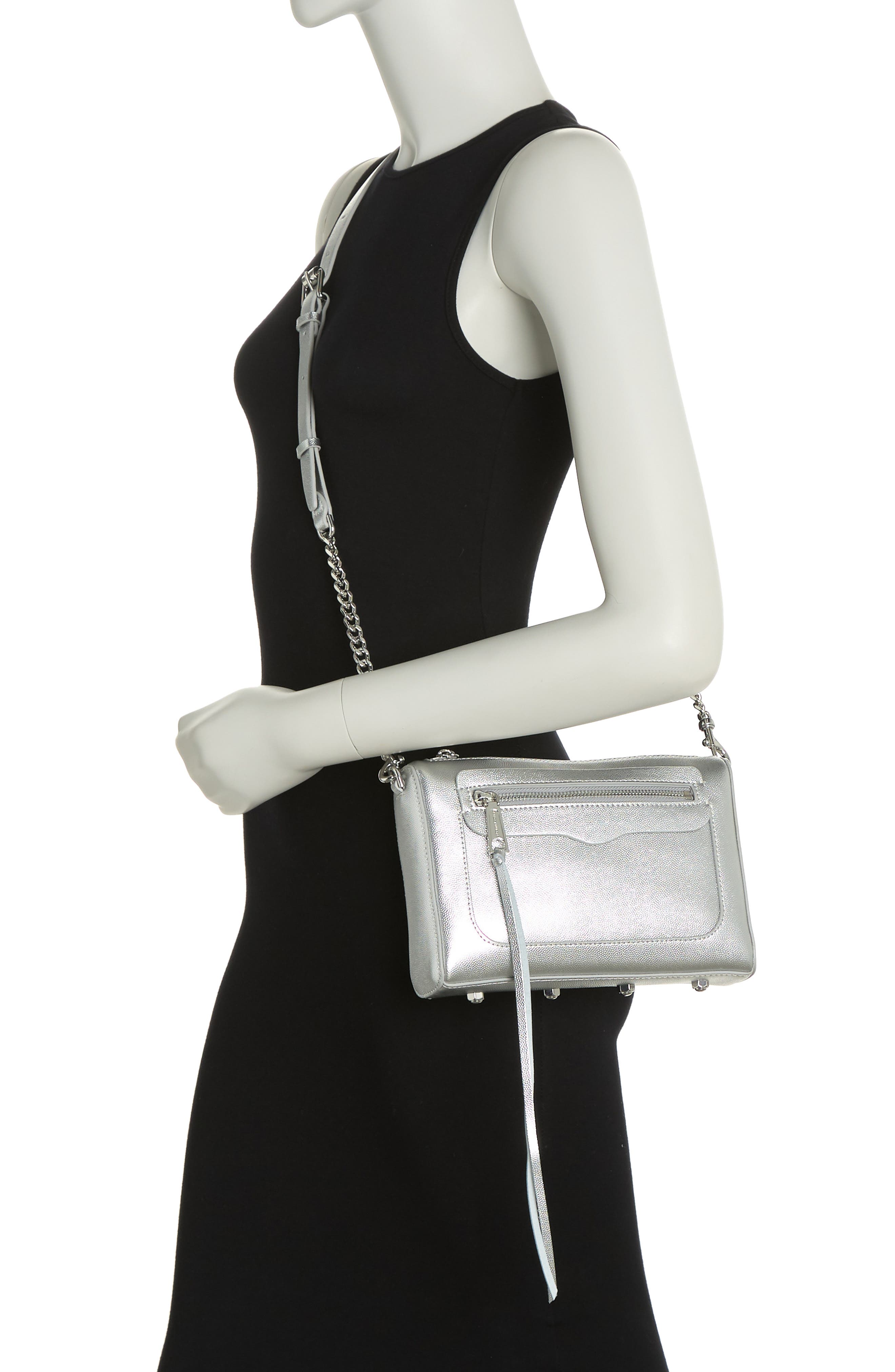 Rebecca Minkoff Avery Leather Crossbody Bag, Alternate, color, 