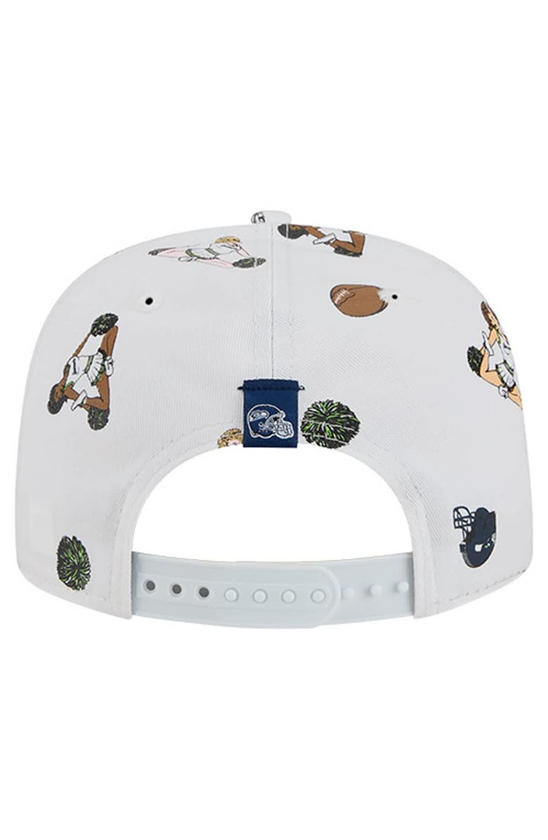 New Era Men's New Era  White Seattle Seahawks Team Cheer 19TWENTY Snapback Hat, Alternate, color, White