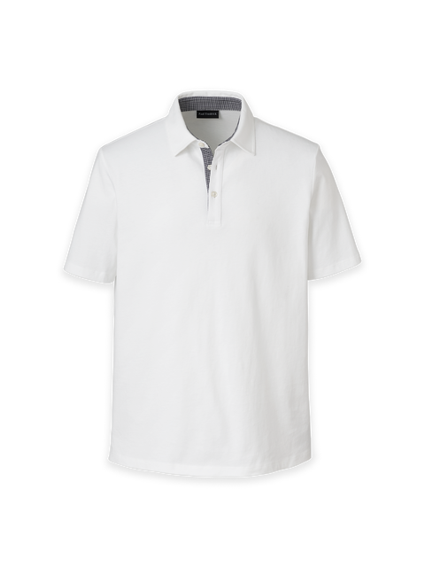 Mercerized Cotton Three Button Polo