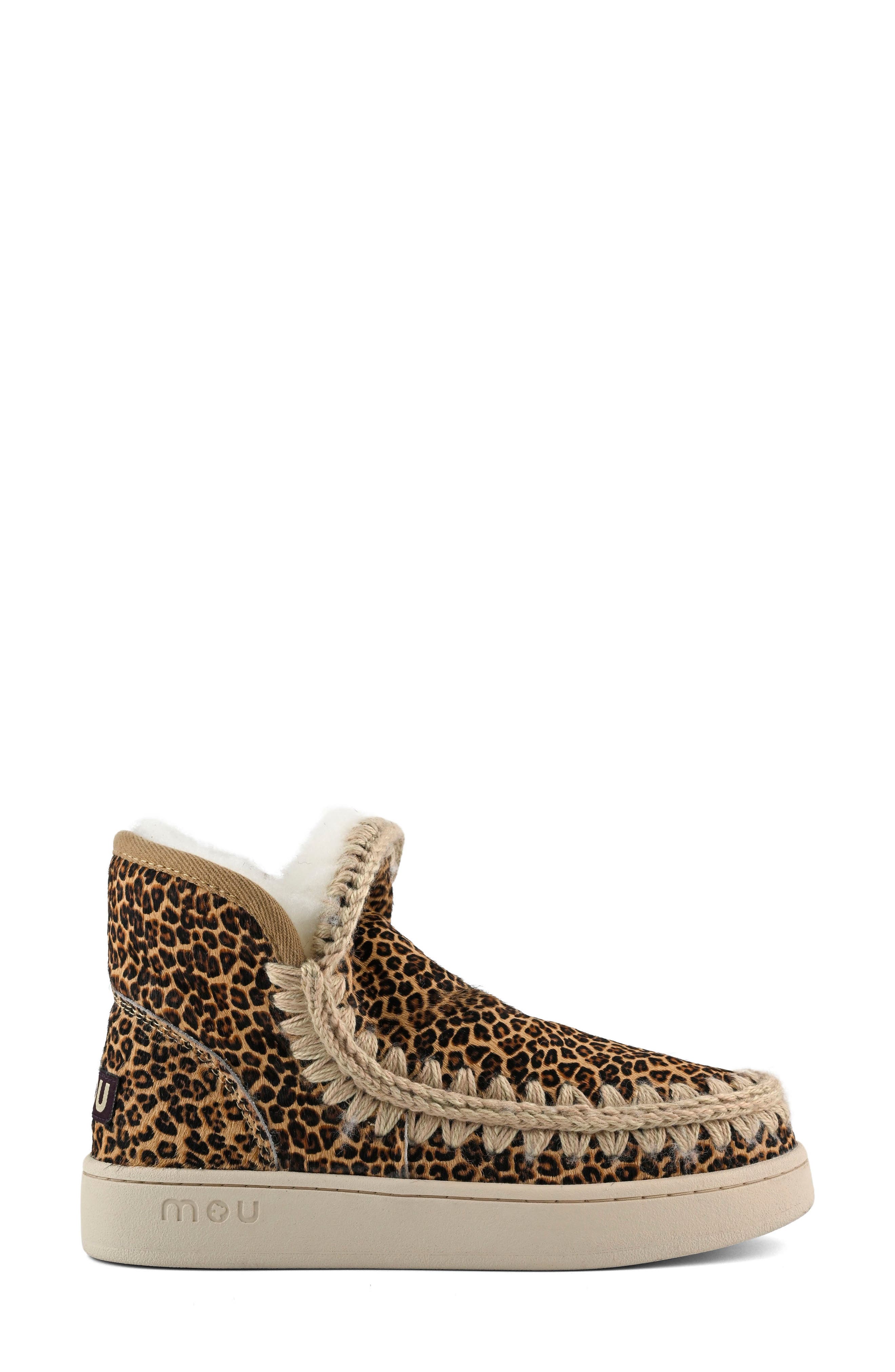 Mou Sneaker Boot with Genuine Shearling Trim (Women) | Nordstrom