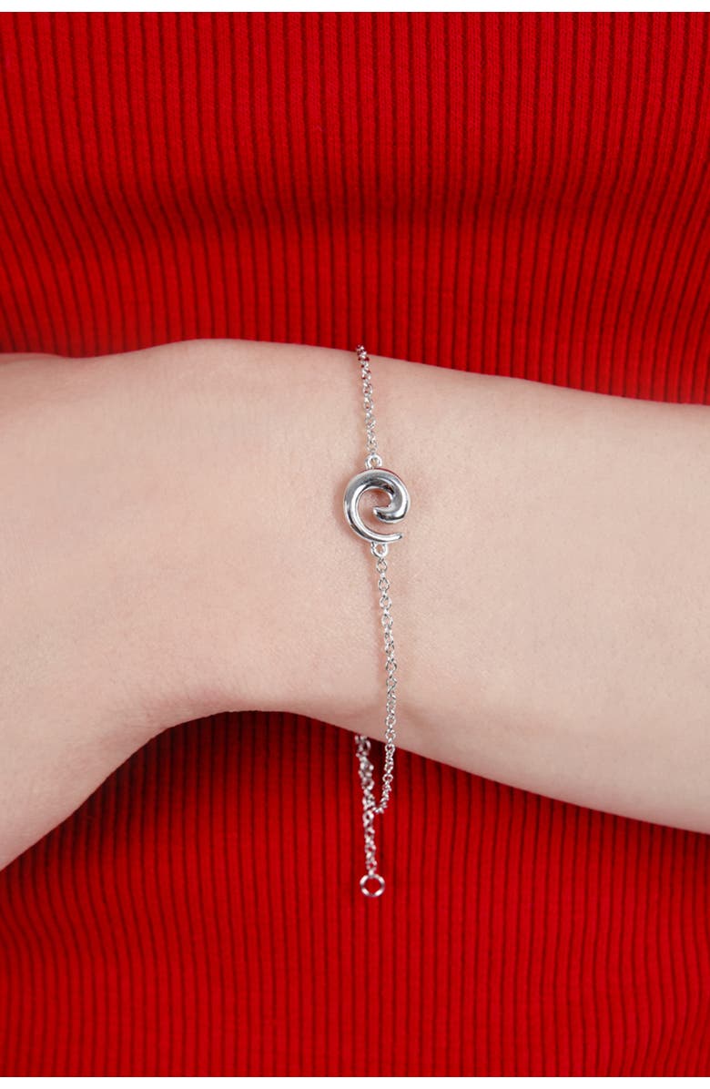 Lucy Quartermaine Element Swirl Bracelet, Alternate, color, Sterling Silver