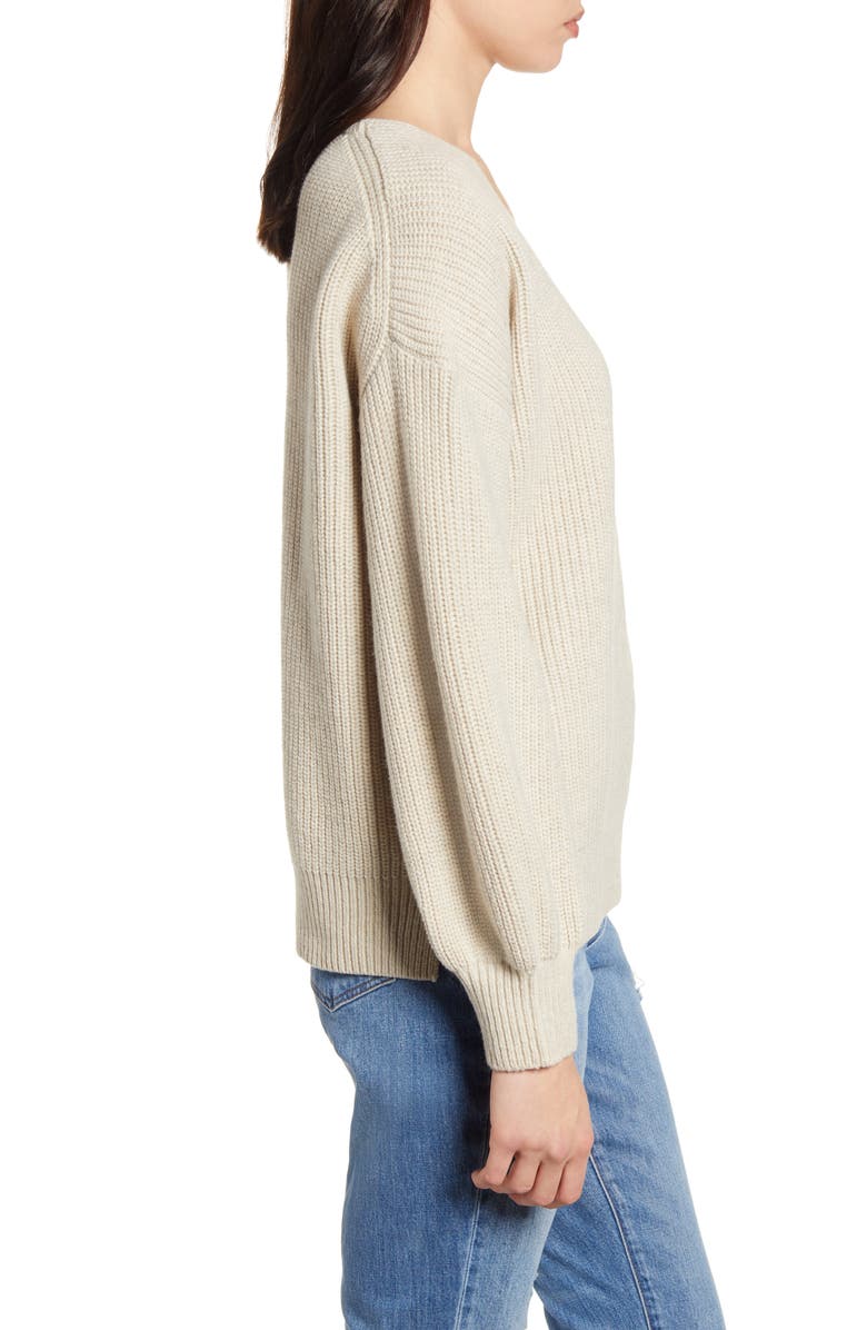 Madewell Thornton Balloon Sleeve Sweater, Alternate, color,