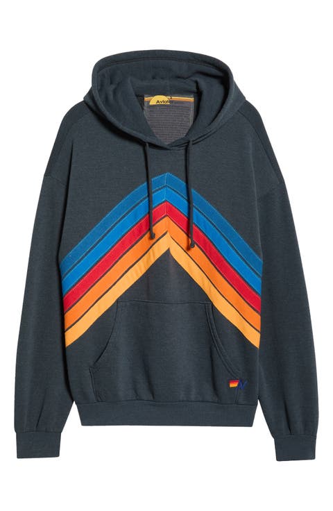 Mountain Stitch Chevron Hoodie