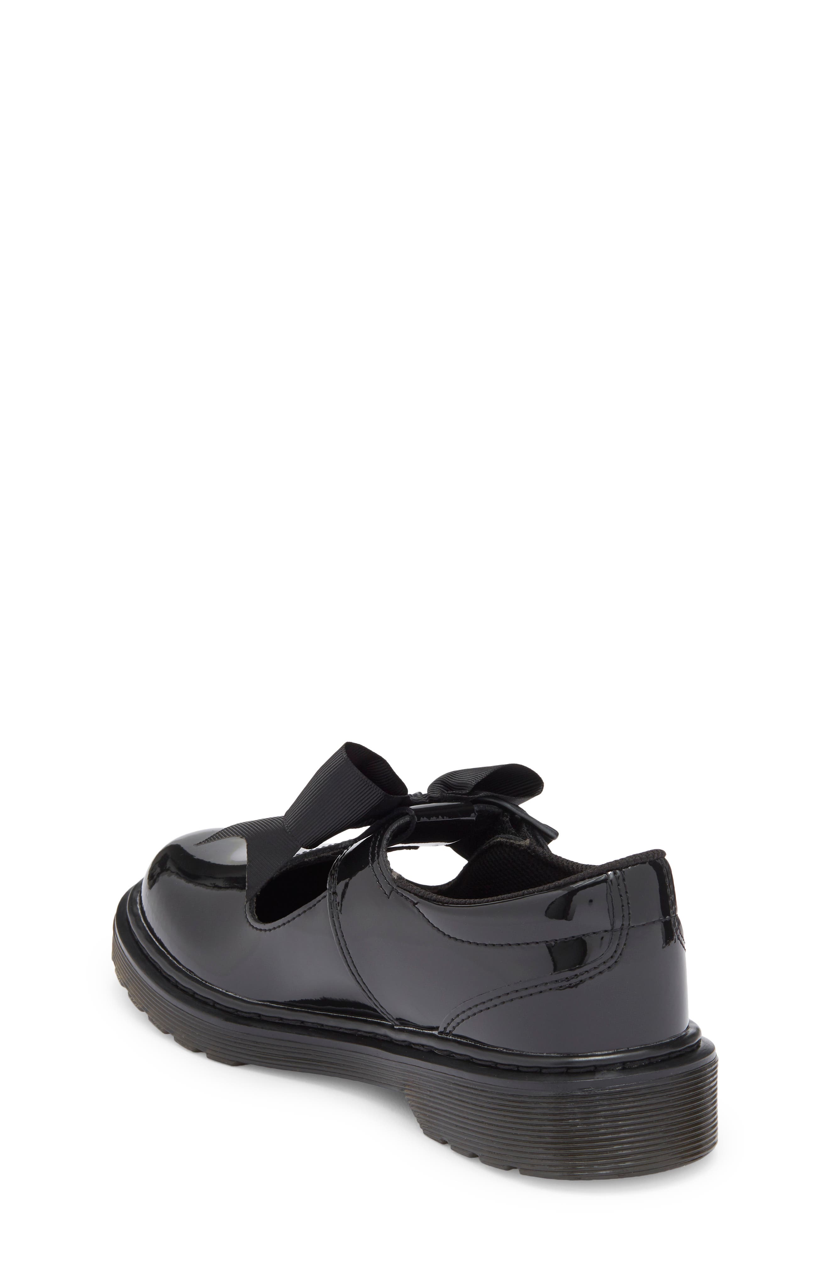 Dr. Martens Kids' Polley II T-Strap Shoe, Alternate, color, Black