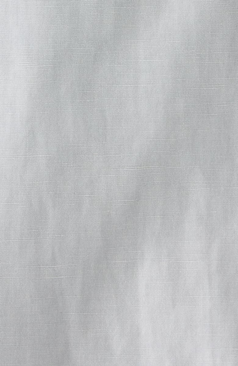 Chloé Crop Belted Linen & Cotton Jacket, Alternate, color, Storm Grey