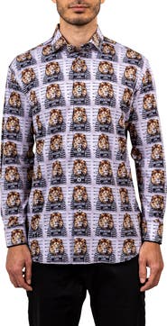 Maceoo Fibonacci Stretch Ascension 3319 Contemporary Fit Button-Up Shirt