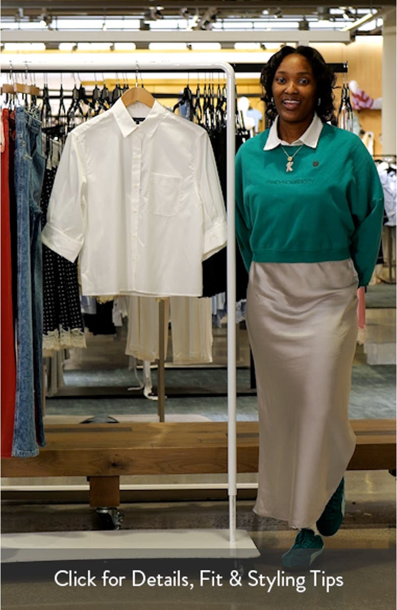 Lucia Poplin Button-Up Shirt, sales video thumbnail