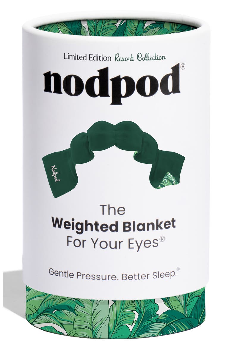Weighted Sleep Mask, Main, color, RESORT PALM