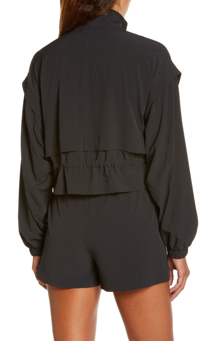 Alo Ready Set Stretch Seersucker Jacket, Alternate, color,