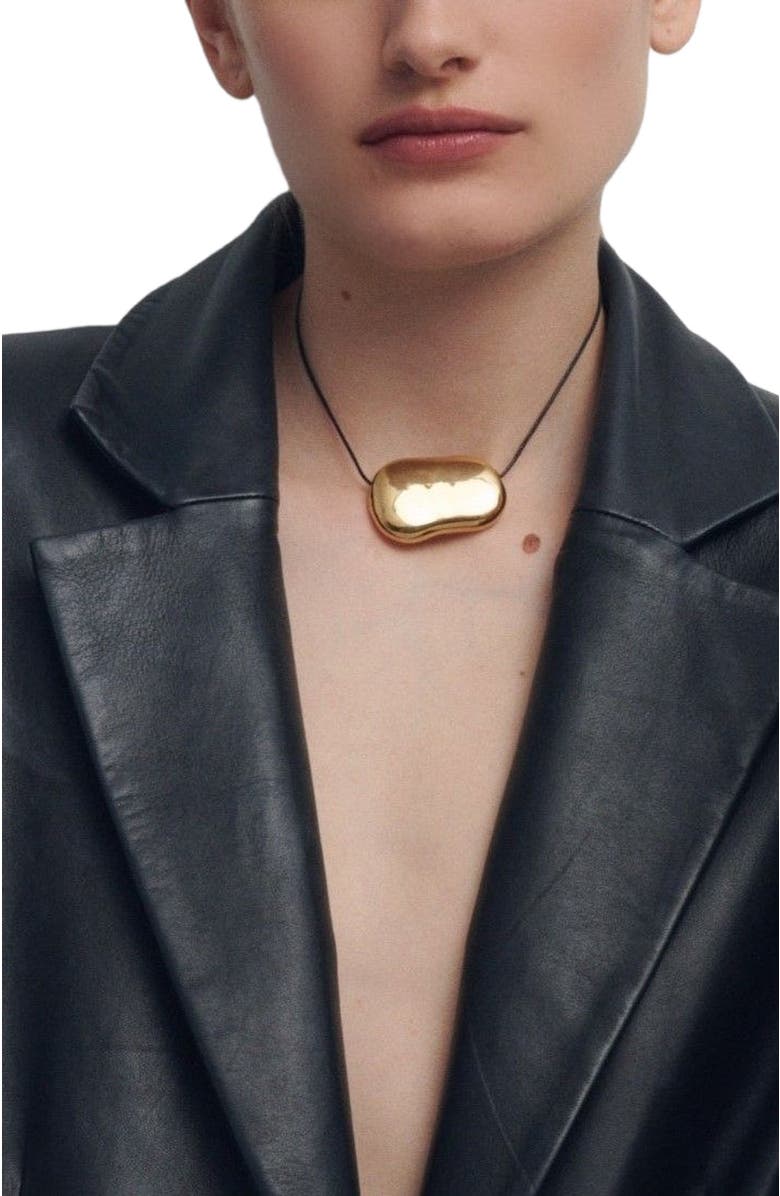 HEAVEN MAYHEM Julia Necklace, Alternate, color, Gold/Black