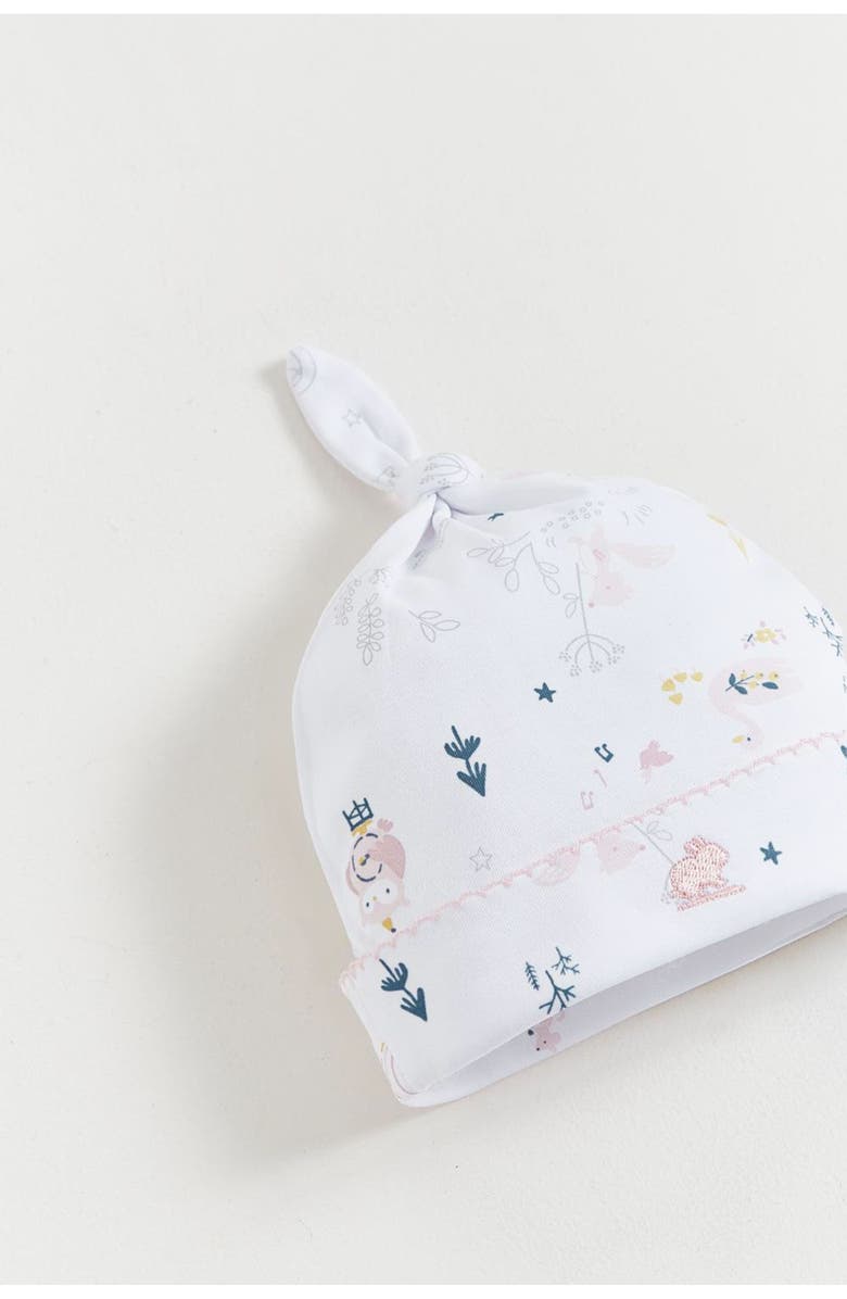 Babycottons Premium Peruvian Pima Cotton Alice Knot Beanie For Infant, Alternate, color, Multicolor