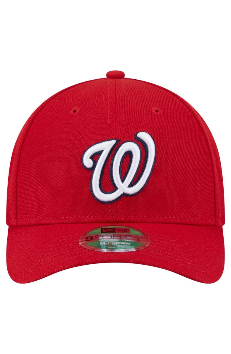 New Era Men's New Era  Red Washington Nationals 20th Anniversary Replica 9FORTY Adjustable Hat, Alternate, color, 