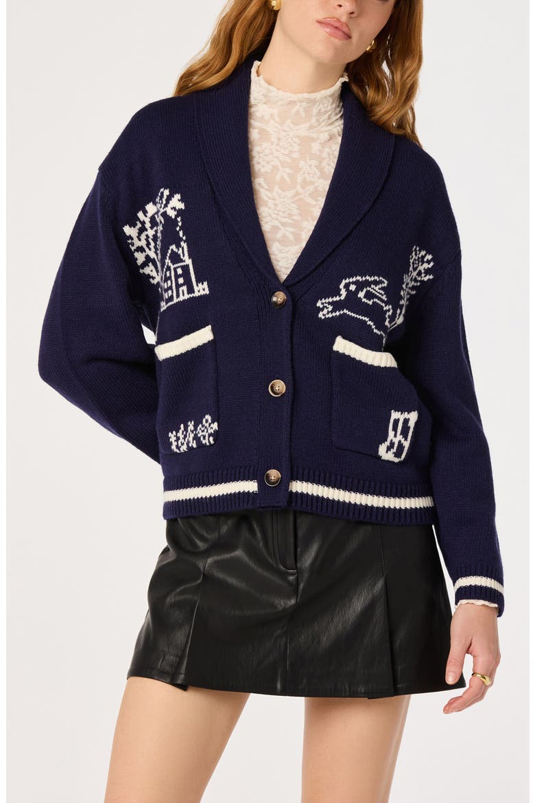 Ayleen Cardigan, Alternate, color, NAVY