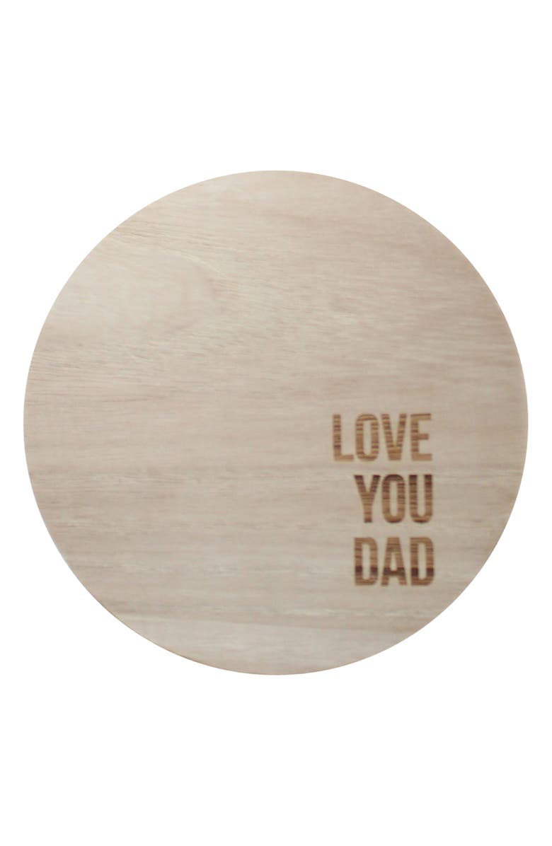 SAND AND FOG Father Wood Top Candle, Alternate, color, Teakwood