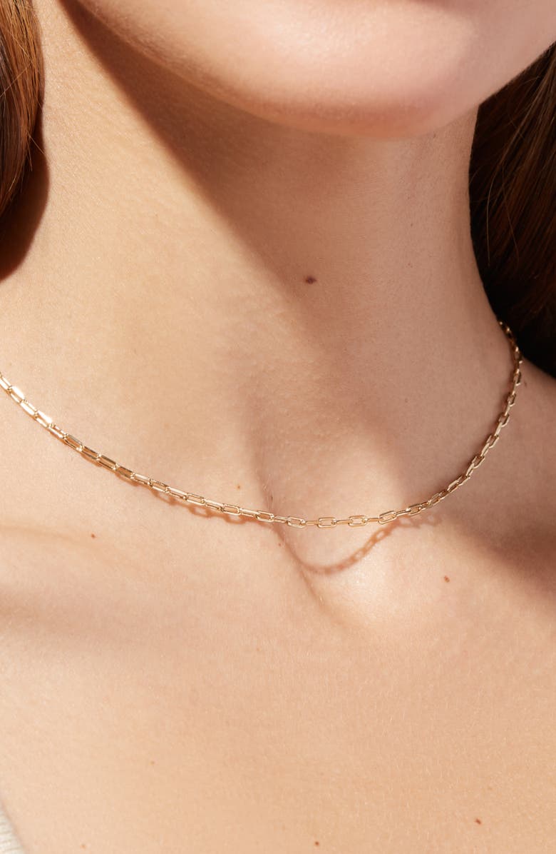 Ana Luisa Link Chain Necklace - Laura Slim, Alternate, color, Gold