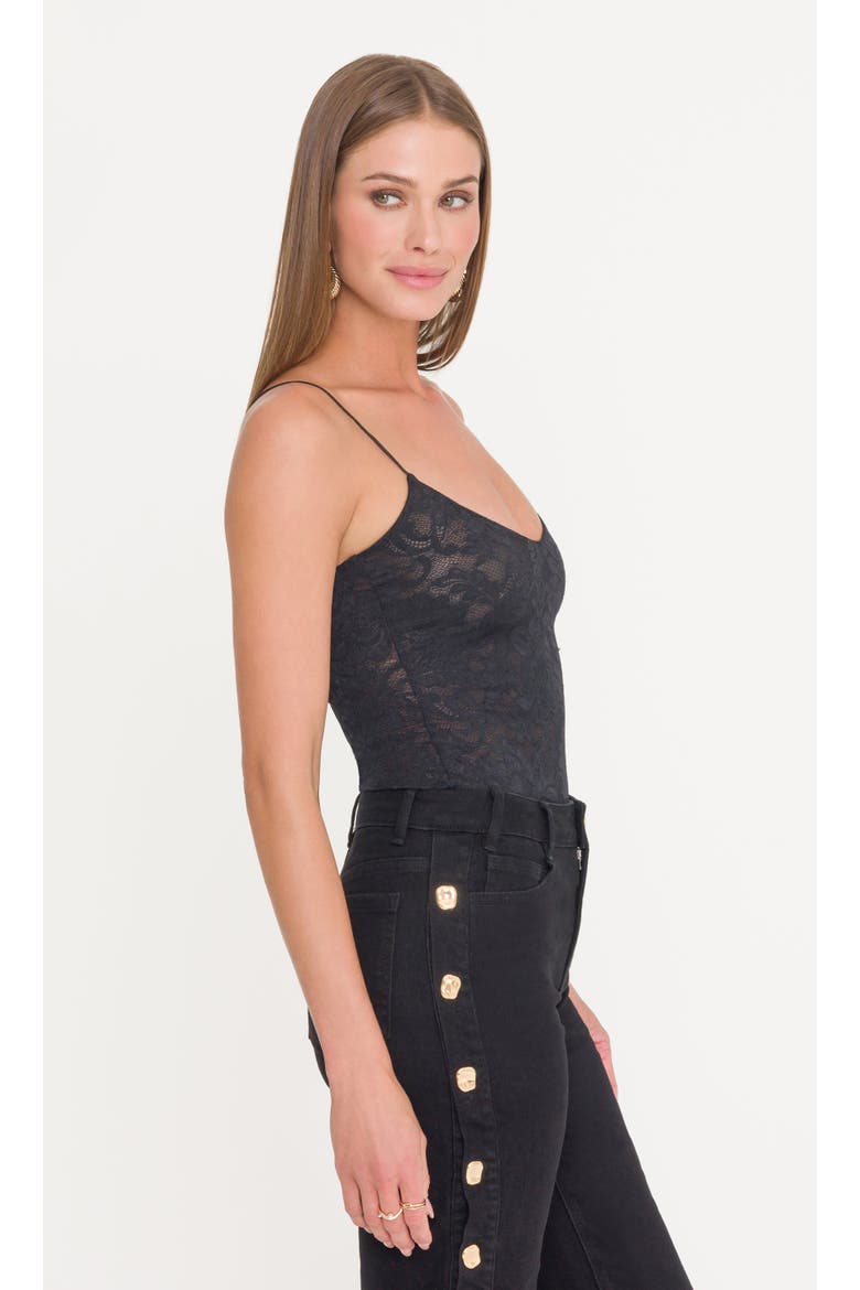 Agnes Lace Bodysuit, Alternate, color, Black