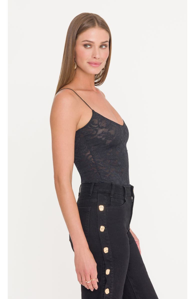 Generation Love Agnes Lace Bodysuit, Alternate, color, Black