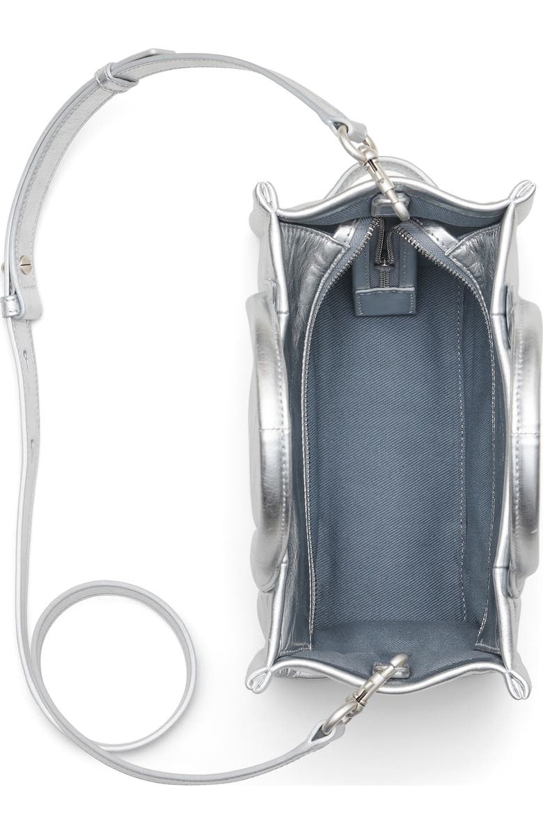 Marc Jacobs The Small Metallic Leather Tote, Alternate, color,