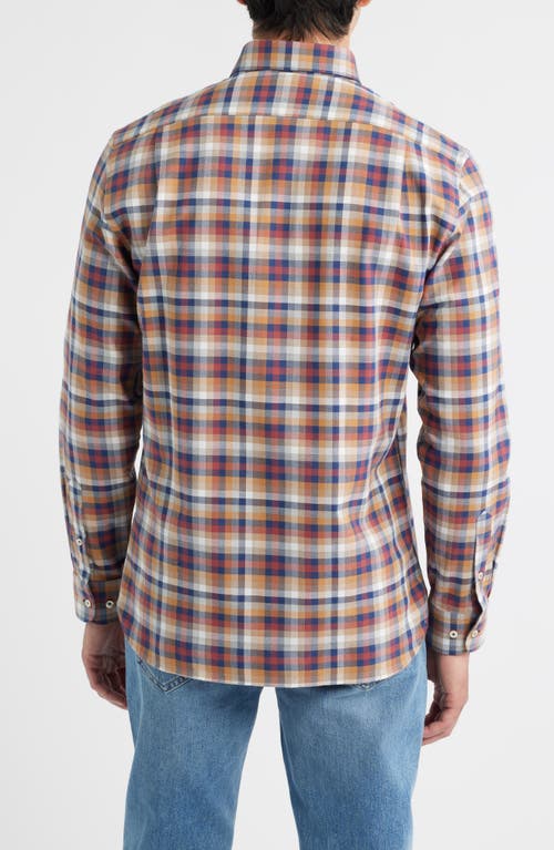 Johnnie-o Jonstone Check Top Shelf Cotton Twill Button-up Shirt In Multi