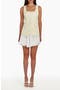 Lilibet Jacquard Flare Minidress