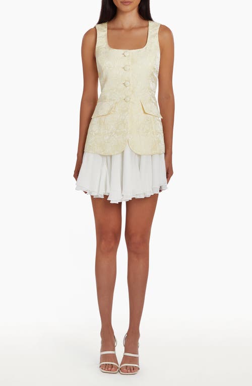 AMANDA UPRICHARD AMANDA UPRICHARD LILIBET JACQUARD FLARE MINIDRESS