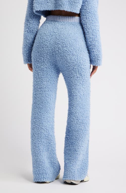Boys Lie Bodhi Fuzzy Sweatpants In Blue