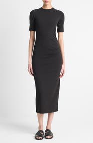 Vince Short Sleeve Midi Dress