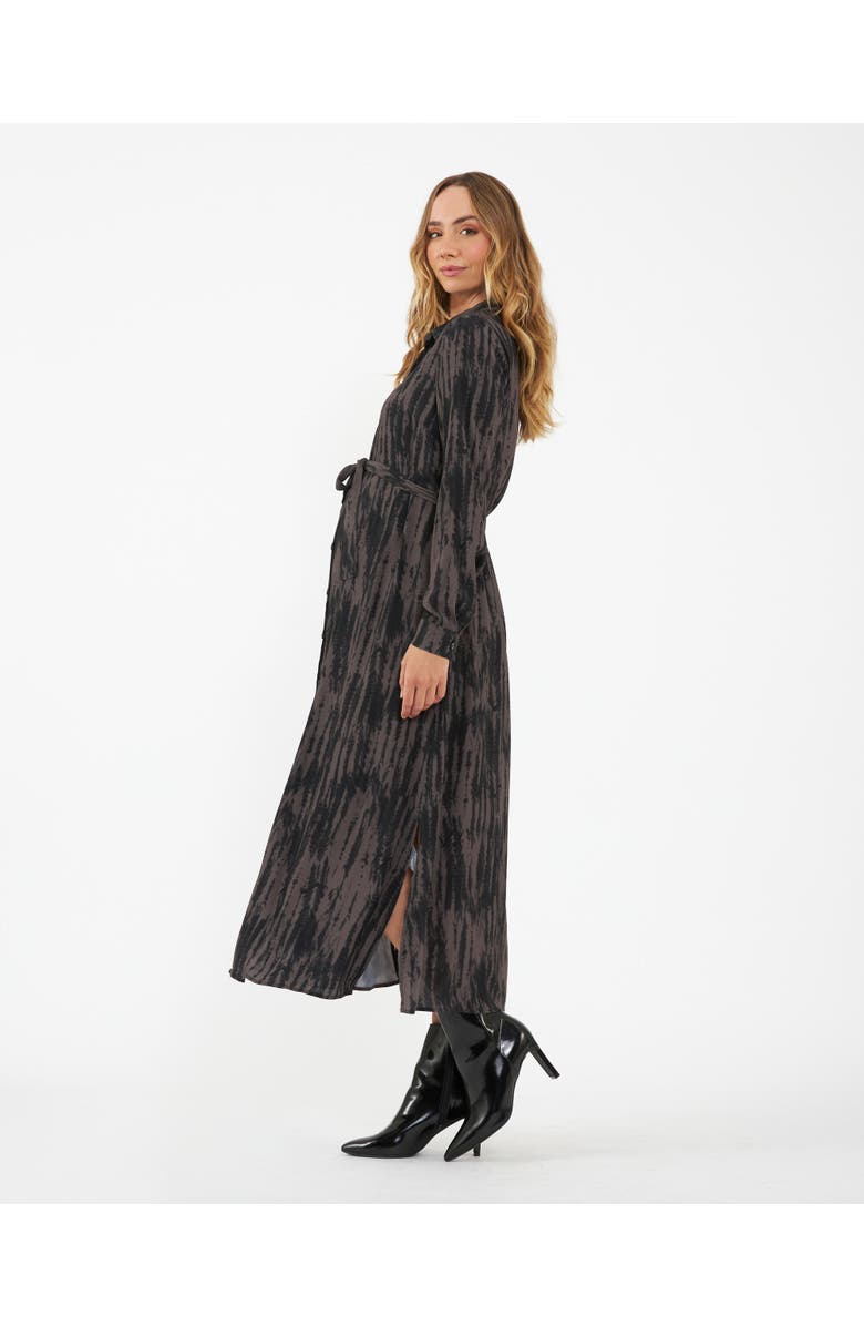 Ripe Maternity Sylvia Shirt Dress  Mocha / Black, Alternate, color, 